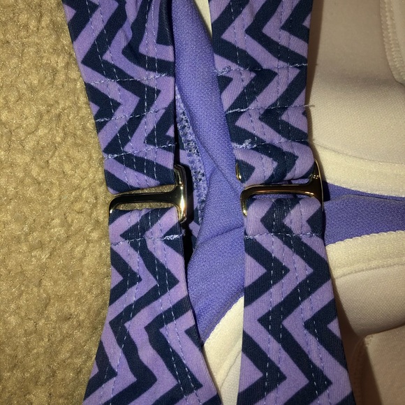 Purple Zig-Zag Bikini Top - Picture 5 of 5